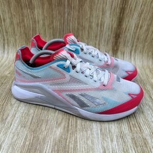 Reebok Nano X2 Froning Men's Size 6.5‎ White Red Running Shoes Sneakers GY8906